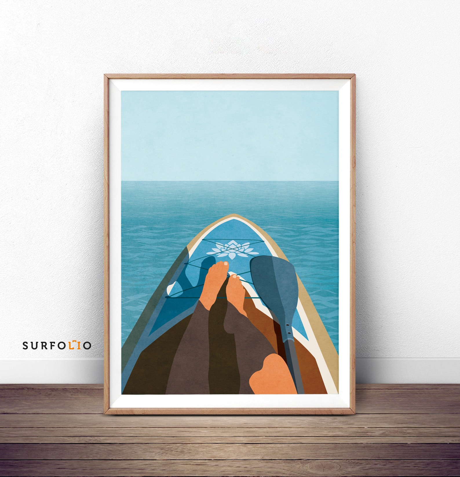 Girl Ocean Surf Women Paddle Board Stand up Paddle Paddle Etsy