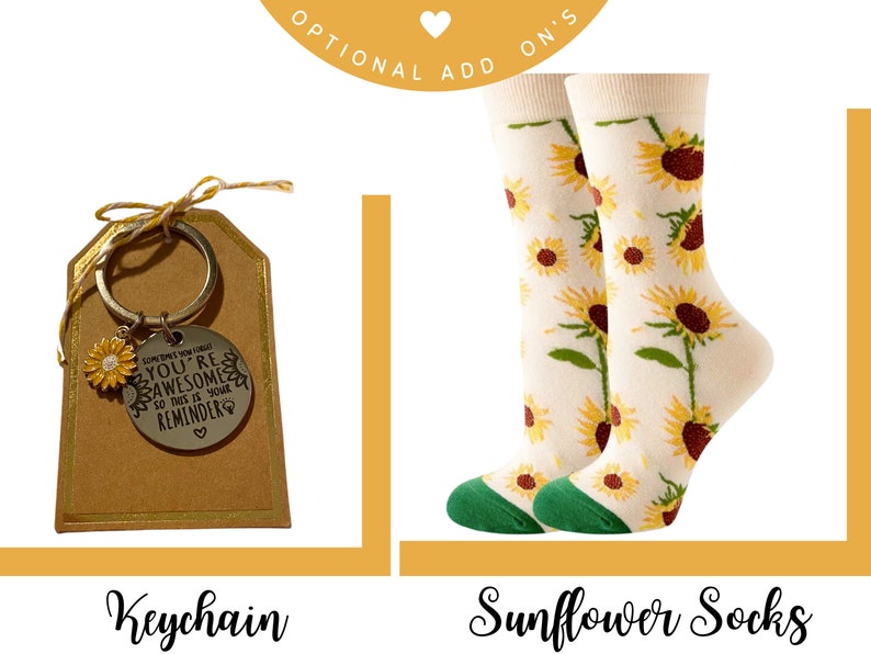 Sending You Sunshine, Sunflower Care Package, Appreciation Gift