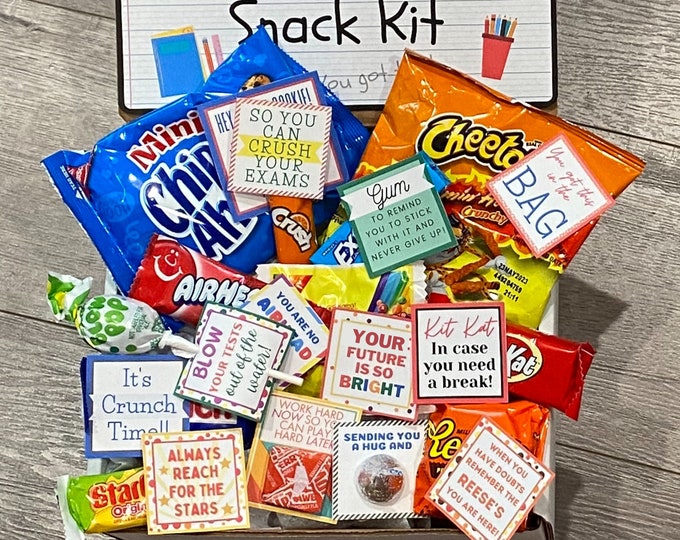 Finals Week Care Package, Midterms Care Package, College Survival Kit