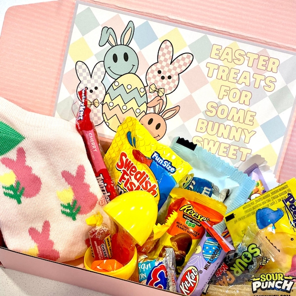 Easter Care Package for College Student, Easter Care Package, Easter Snack Box, Easter Gift for Her Woman Kids Him, Gift Under 15
