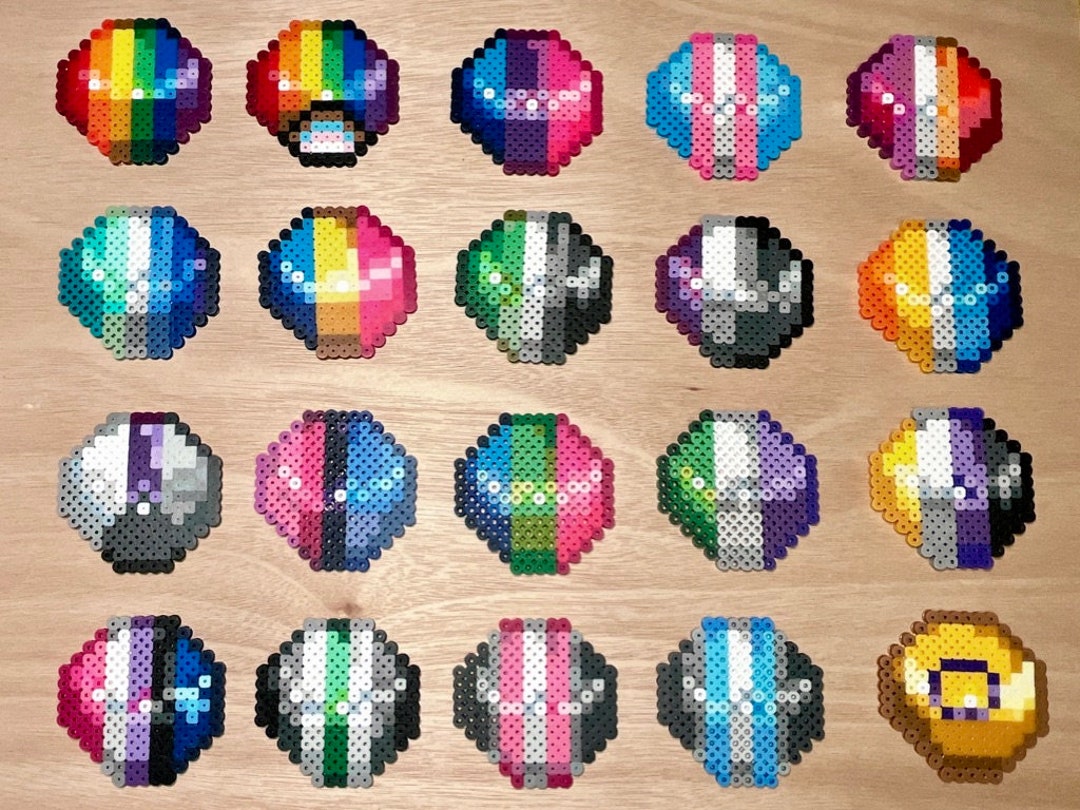 Prismatic Shard Pride Perlers Etsy