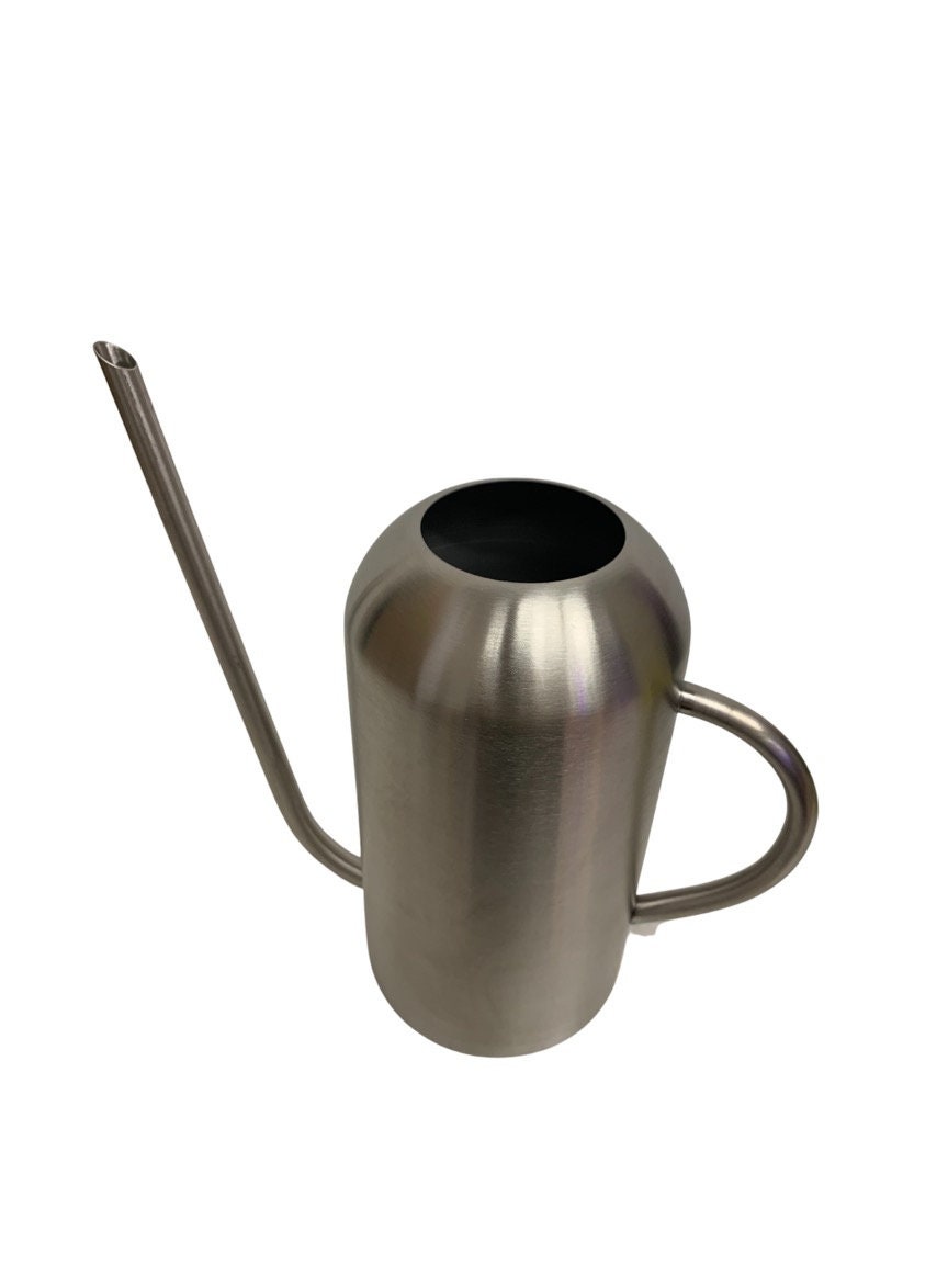 Stainless Steel Watering Can 1500 Ml Long Spout Indoor and Etsy