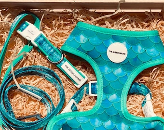 Sea You at the Beach - Dog Harness Reversible