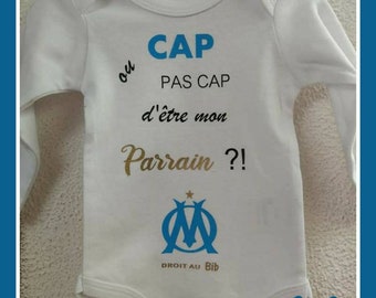 Bodysuit "cap or not cap to be..." personalized