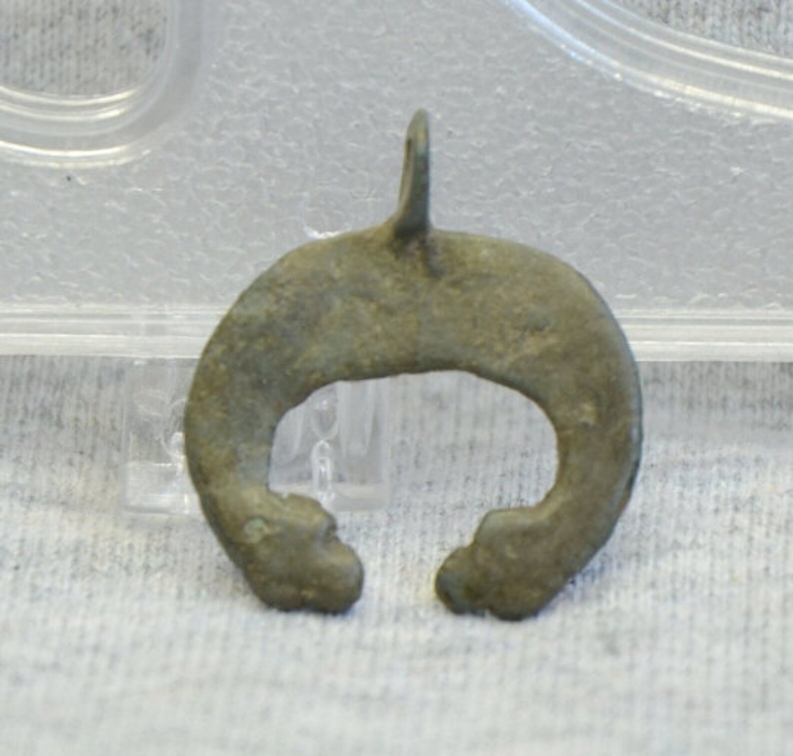 Ancient VIKING Age amulet Lunula. Viking amulet with snake | Etsy