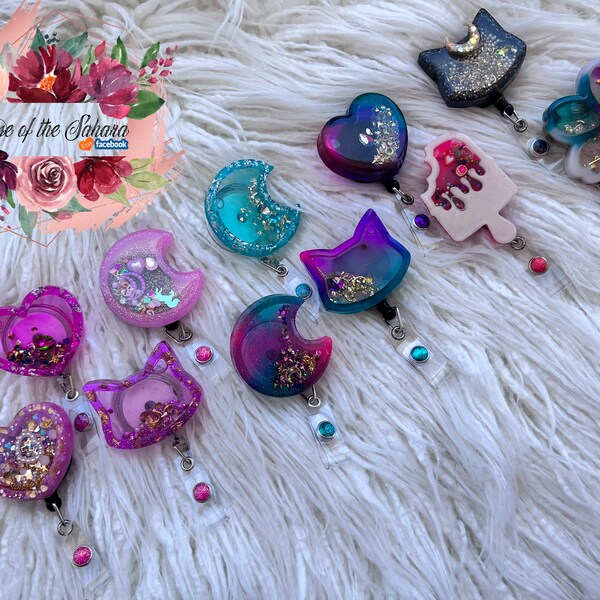 Shaker Badge Reel Etsy