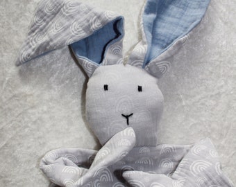 PREMADE | Baby Bunny Muslin Comforters. Easter Bunny