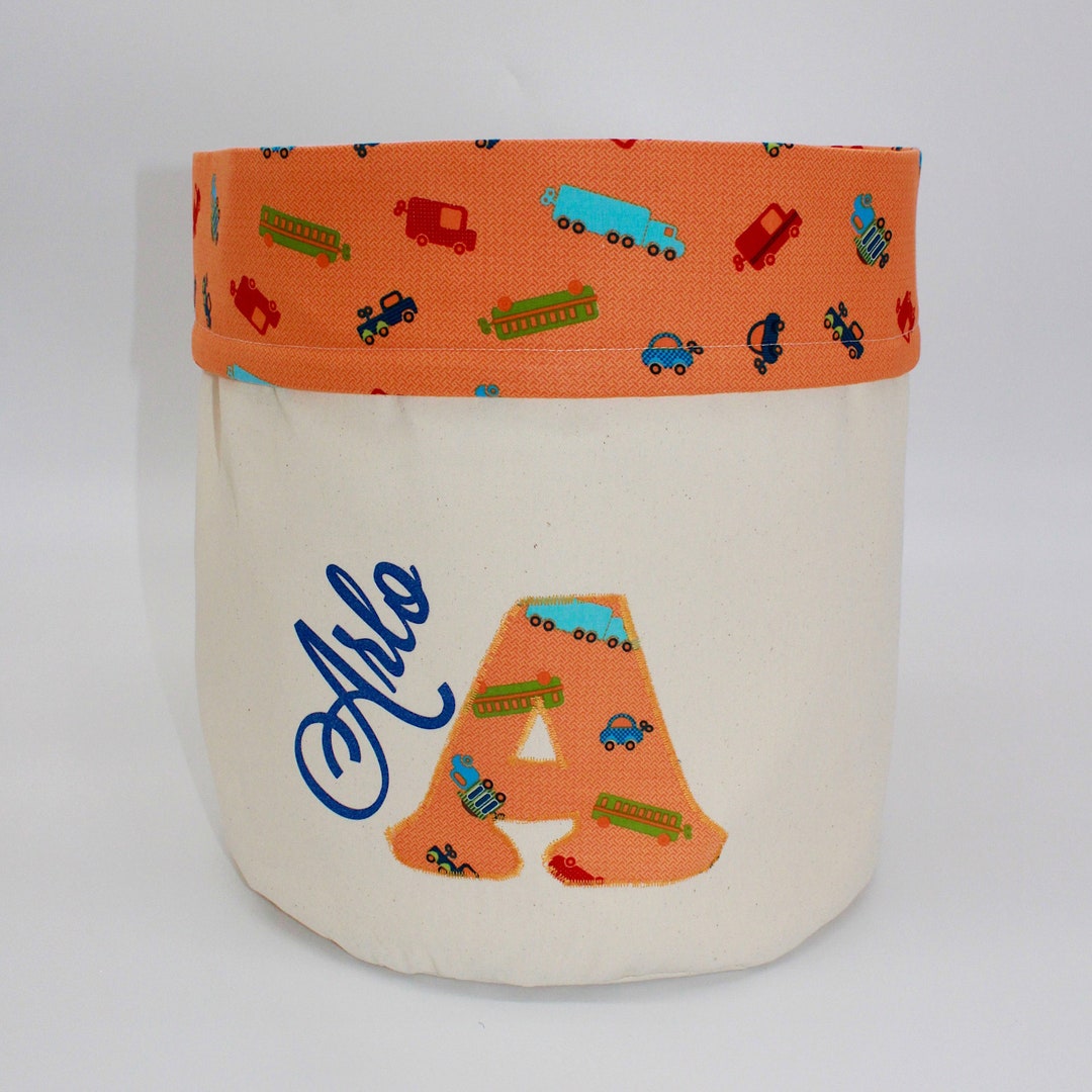 Personalised Childrens Toys Storage Basket, Nursery, Kids Toys Storage