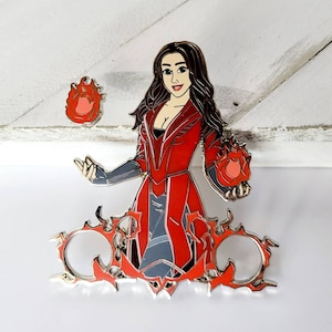Wanda fantasy pin, Scarlet Witch fantasy pin