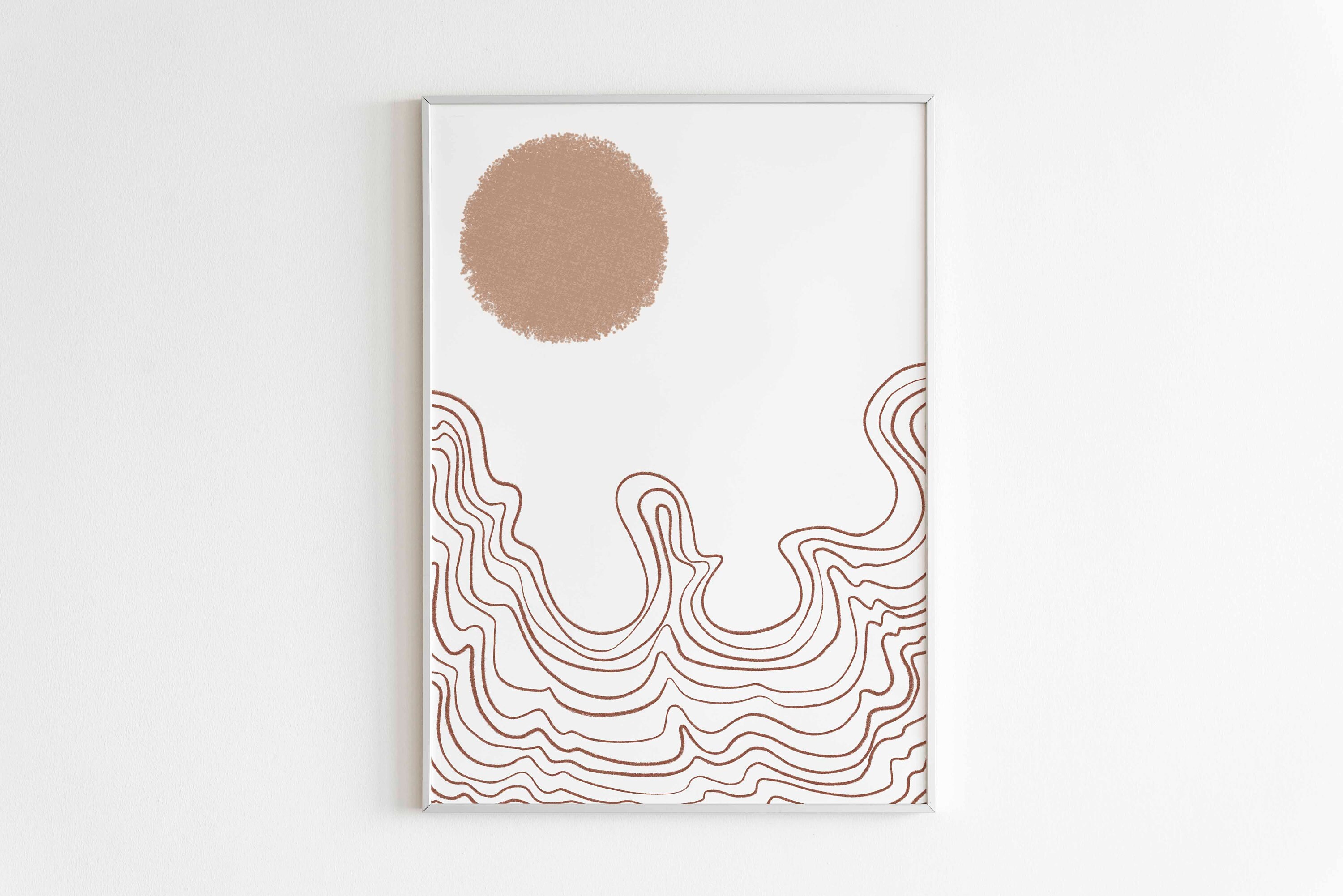 Set of 6 printable wall art print Sun print Digital | Etsy