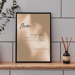 4 x 6 Wonderful Mom Printable