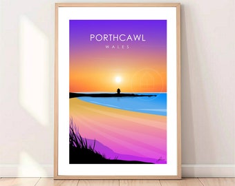 Porthcawl Print, Gloss Card, Unframed