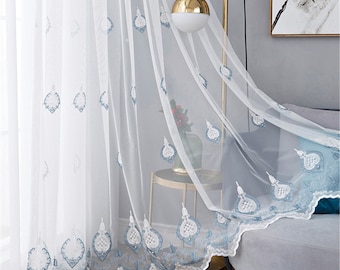 High Quality White Europe Multiply Dream Embroidered White Sheer Curtain Fabric Floral Fabric By The Yard Vintage Sheer Curtains Custom Sewing Fiber Craft Supplies Tools Delage Com Br
