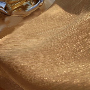 Custom Modern Romantic French Light Luxury Gold/White/Grey Gilding Bling Bling Stripes Sheer Curtain,Living Room Drapes,