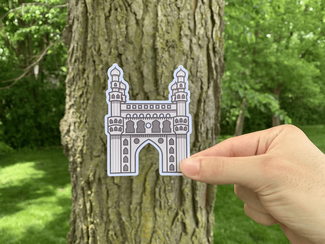 Hyderabad Charminar Sticker Diecut Wall Decal Laptop Matte Etsy