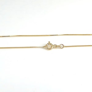 14k Gold Box Chain, Classic Chain, Gold Chain, 14k Jewelry, Gold Necklace