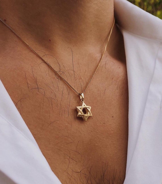 Etsy star of david necklace best sale