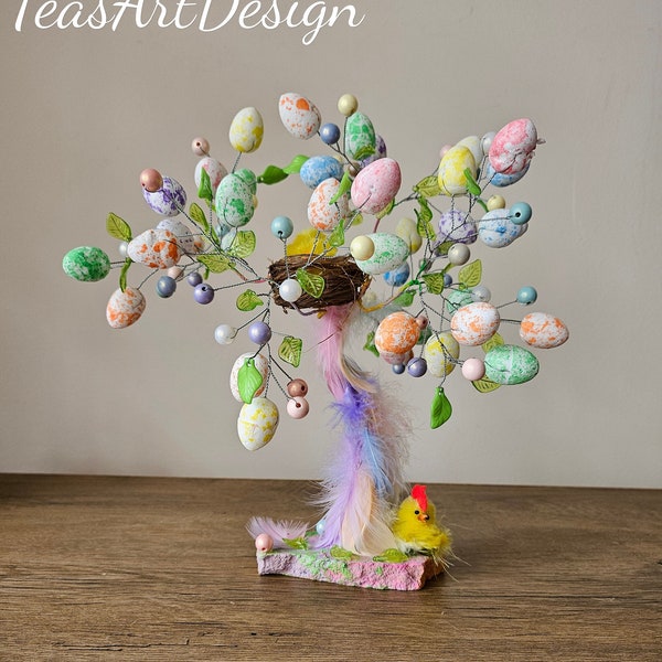 This one is ready to go! Easter Tree, Egg Tree, Easter Egg Tree, Wire Tree, Wire Statue, Wire Sculpture