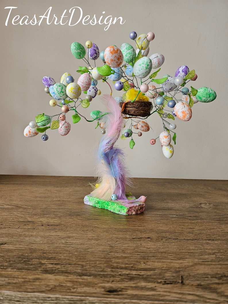 This one is ready to go Easter Tree, Egg Tree, Easter Egg Tree, Wire Tree, Wire Statue, Wire Sculpture image 9