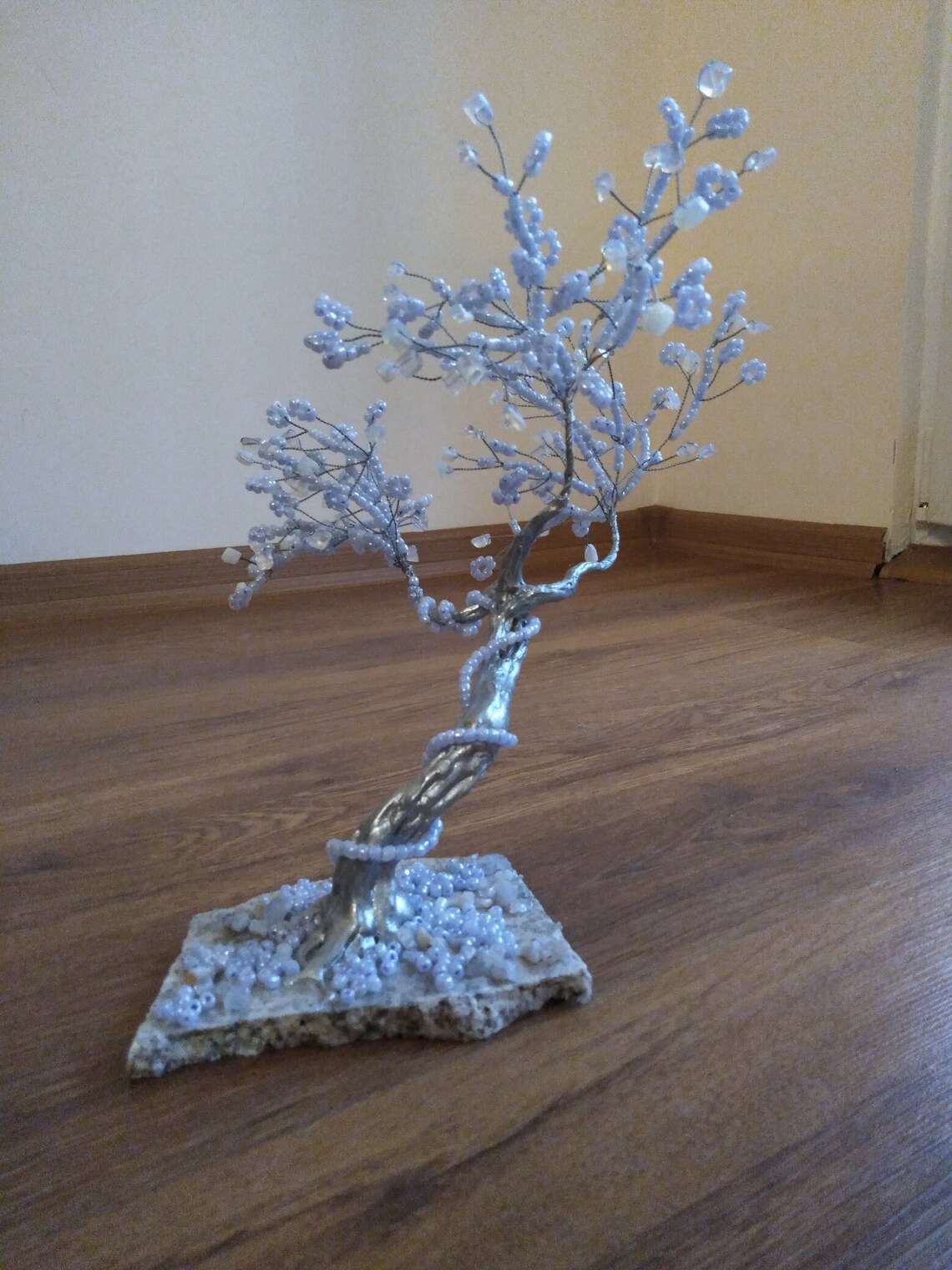 Drahtbaum Perlen Baum Baum Draht Wohnkultur BaumStatue Etsy