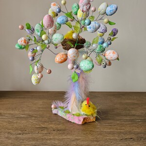 This one is ready to go Easter Tree, Egg Tree, Easter Egg Tree, Wire Tree, Wire Statue, Wire Sculpture image 3