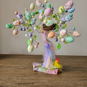 This one is ready to go Easter Tree, Egg Tree, Easter Egg Tree, Wire Tree, Wire Statue, Wire Sculpture image 6