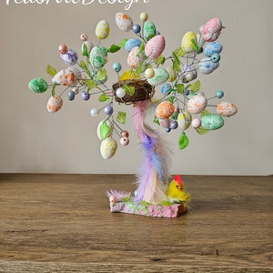 This one is ready to go Easter Tree, Egg Tree, Easter Egg Tree, Wire Tree, Wire Statue, Wire Sculpture image 10
