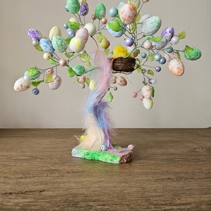 This one is ready to go Easter Tree, Egg Tree, Easter Egg Tree, Wire Tree, Wire Statue, Wire Sculpture image 4