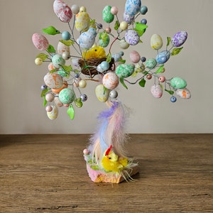 This one is ready to go Easter Tree, Egg Tree, Easter Egg Tree, Wire Tree, Wire Statue, Wire Sculpture image 5