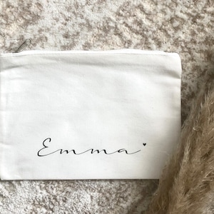 personalisierte Kosmetiktasche, Schminktasche, Kulturbeutel,  Tasche als Geschenkidee, Geschenk für Freundin
