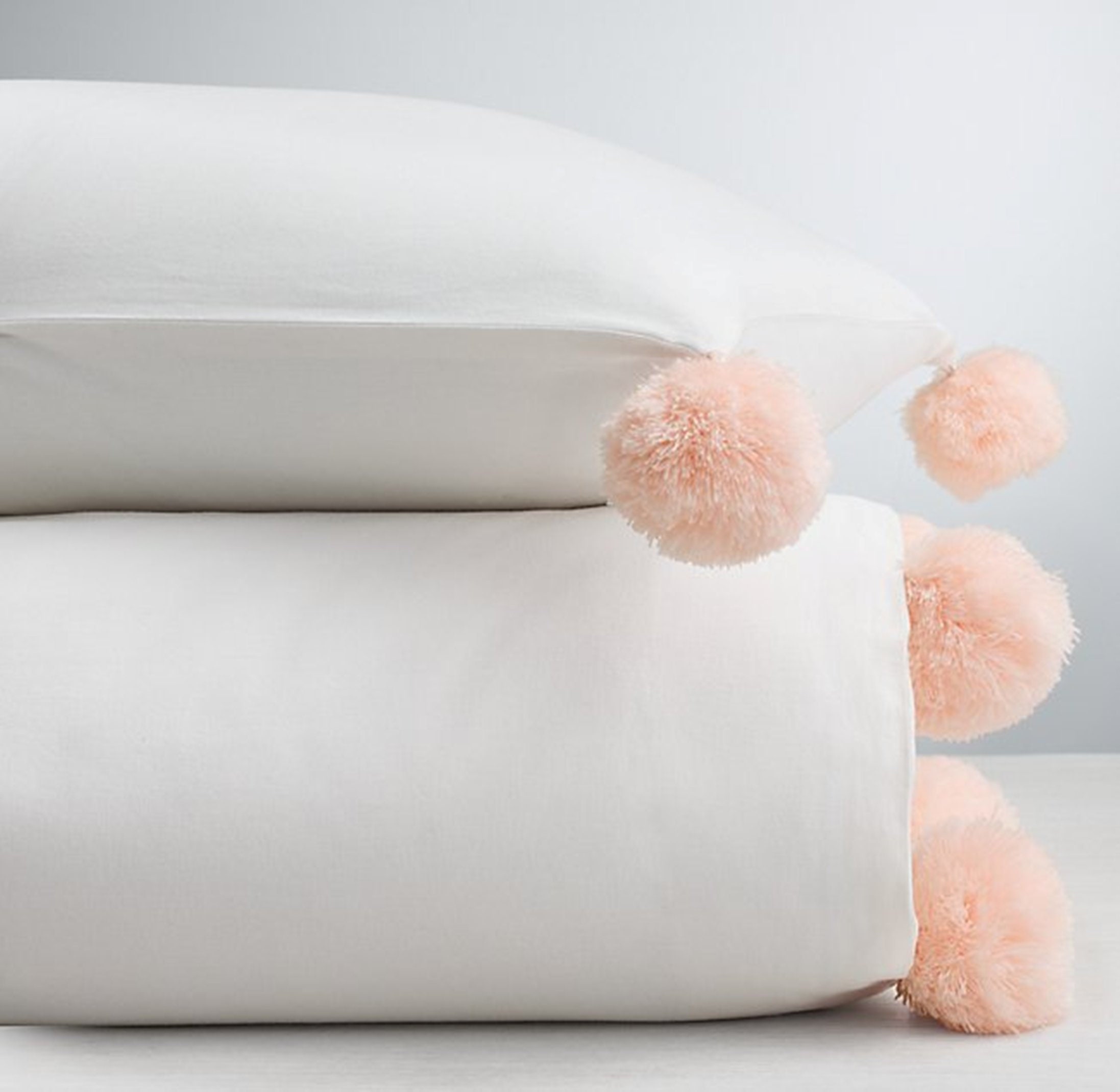 Handmade Pom Pom Trimmed Doona Duvet Cover Boho Bedding Cotton Etsy