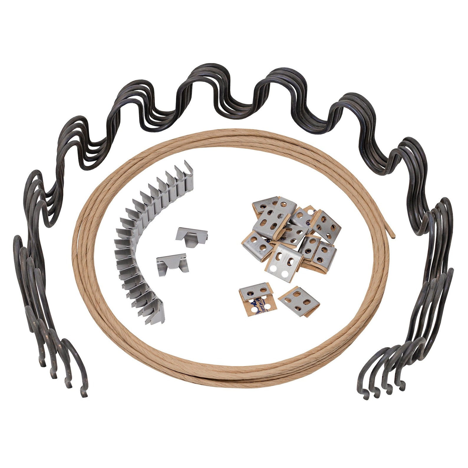 23 Upholstery Spring Replacement Kit 4pk Springs, Clips, Wire W
