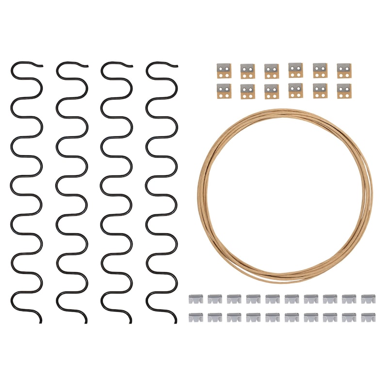 23 Upholstery Spring Replacement Kit 4pk Springs, Clips, Wire W