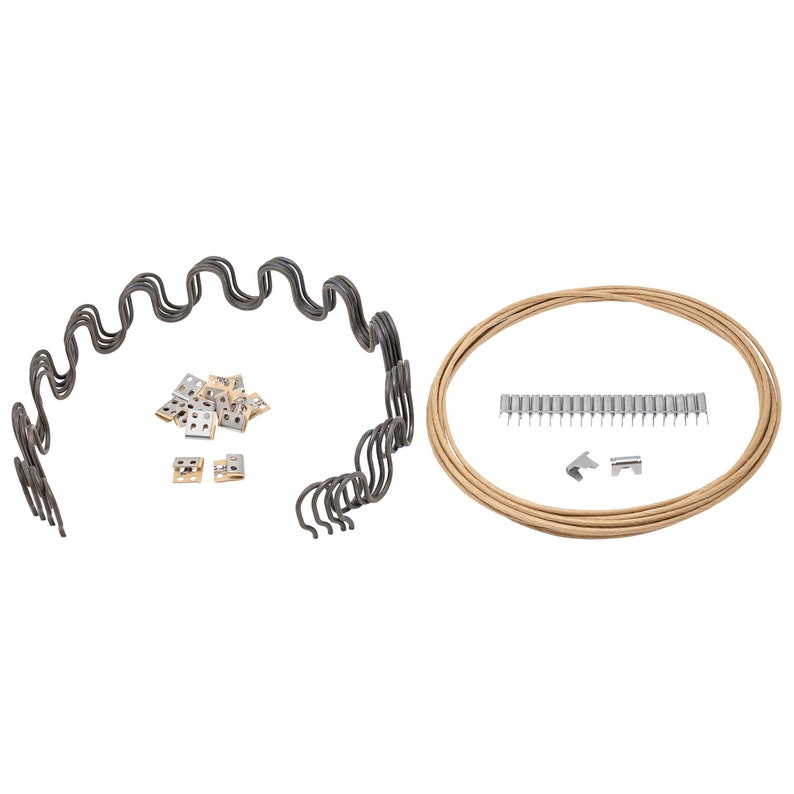 23 Upholstery Spring Replacement Kit 4pk Springs, Clips, Wire W
