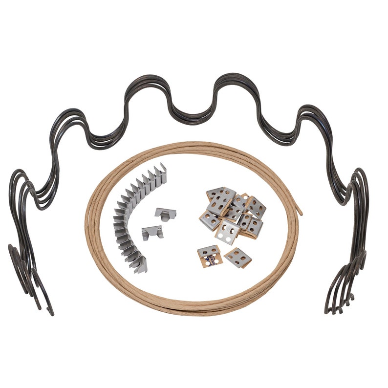 31 Upholstery Spring Replacement Kit 4pk Springs, Clips, Wire W