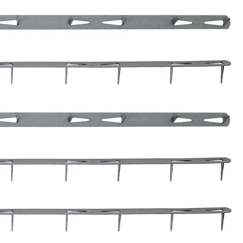 30 Upholstery Metal Tack Strips, Fabric Reupholstery Supplies for