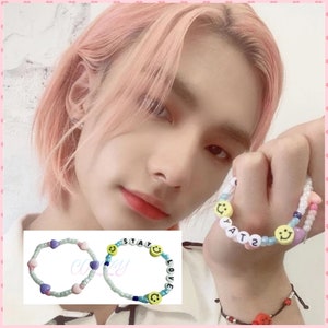 Stray Kids Beaded Bracelet Hyunjin Bracelets Handmade. Beads Bracelet.
