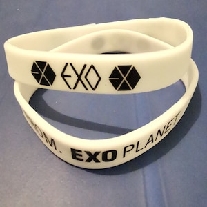 1pcs Exo Bracelet Ikon Bracelet Rubber Bracelet Kpop Bracelet