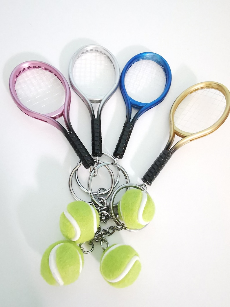 Tennis Racket Keychain tennis Keychain tennis keyring sport keychain Racket keychain