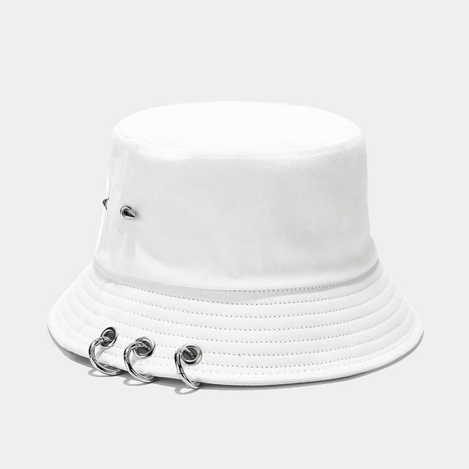 Stud Bucket Hat Korean Style Bucket Hat Etsy