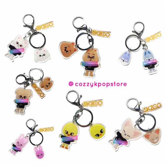 Stray Kids Keychains – Cute Leebit Skzoo Stuffed Keychain