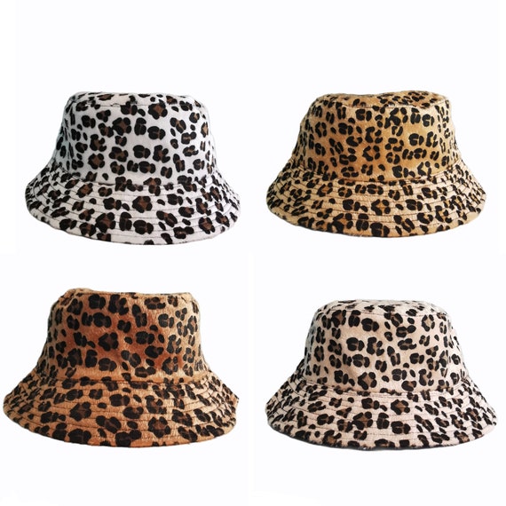 Reversible Leopard Bucket Hat Leopard 