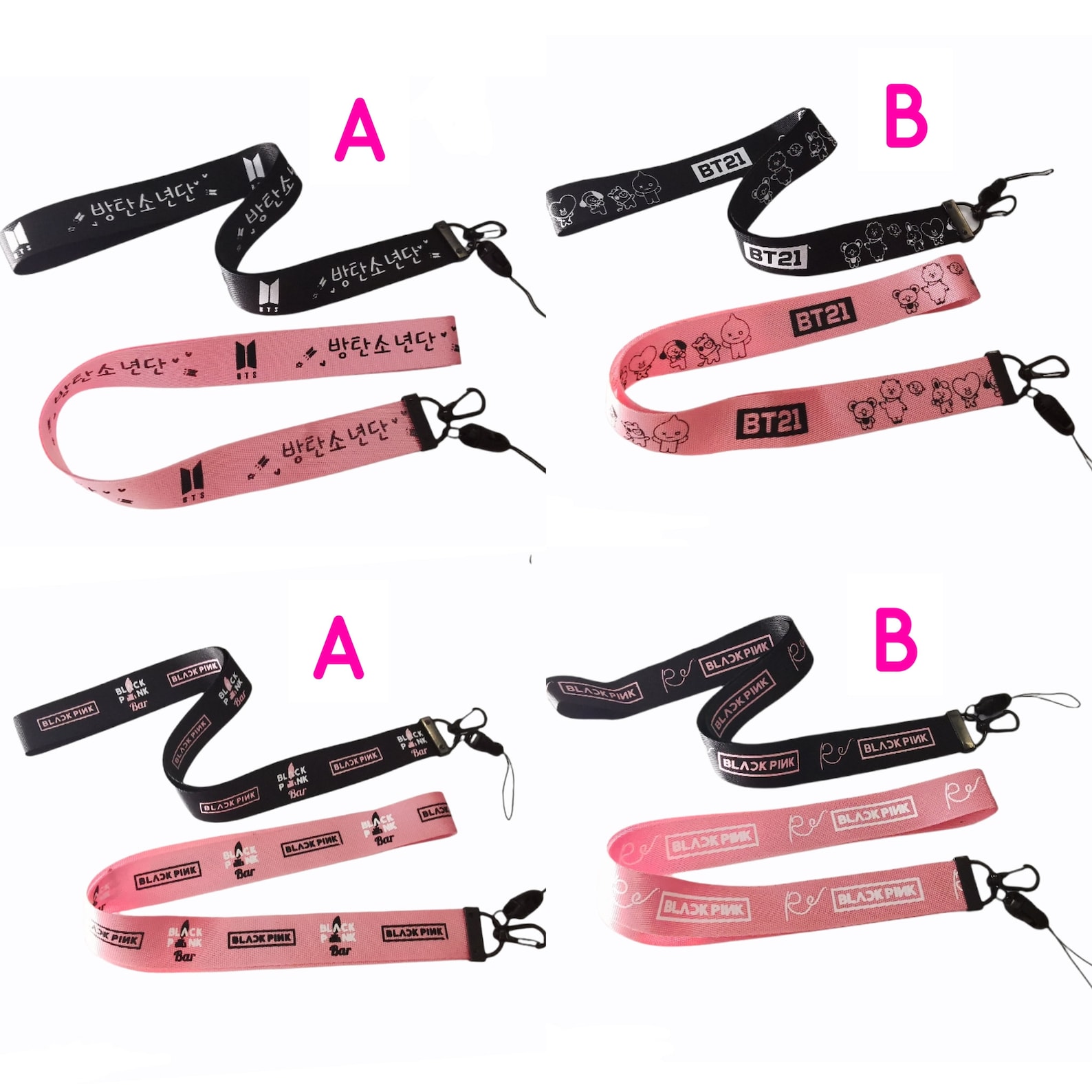 Bts Lanyard Blackpink Lanyard Kpop Lanyard Etsy