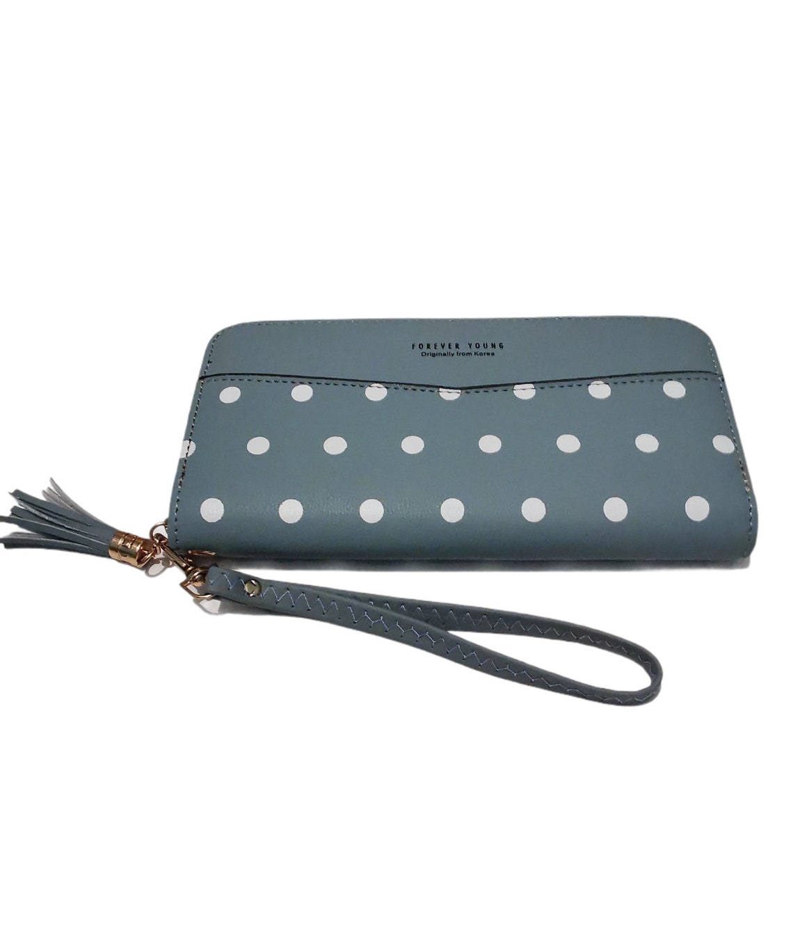 Polkadot Wallet Dots Wallet Clutch Long Wallet Etsy