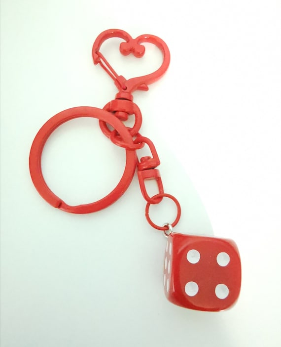 Dice Keychain Dice Keyring Etsy Australia