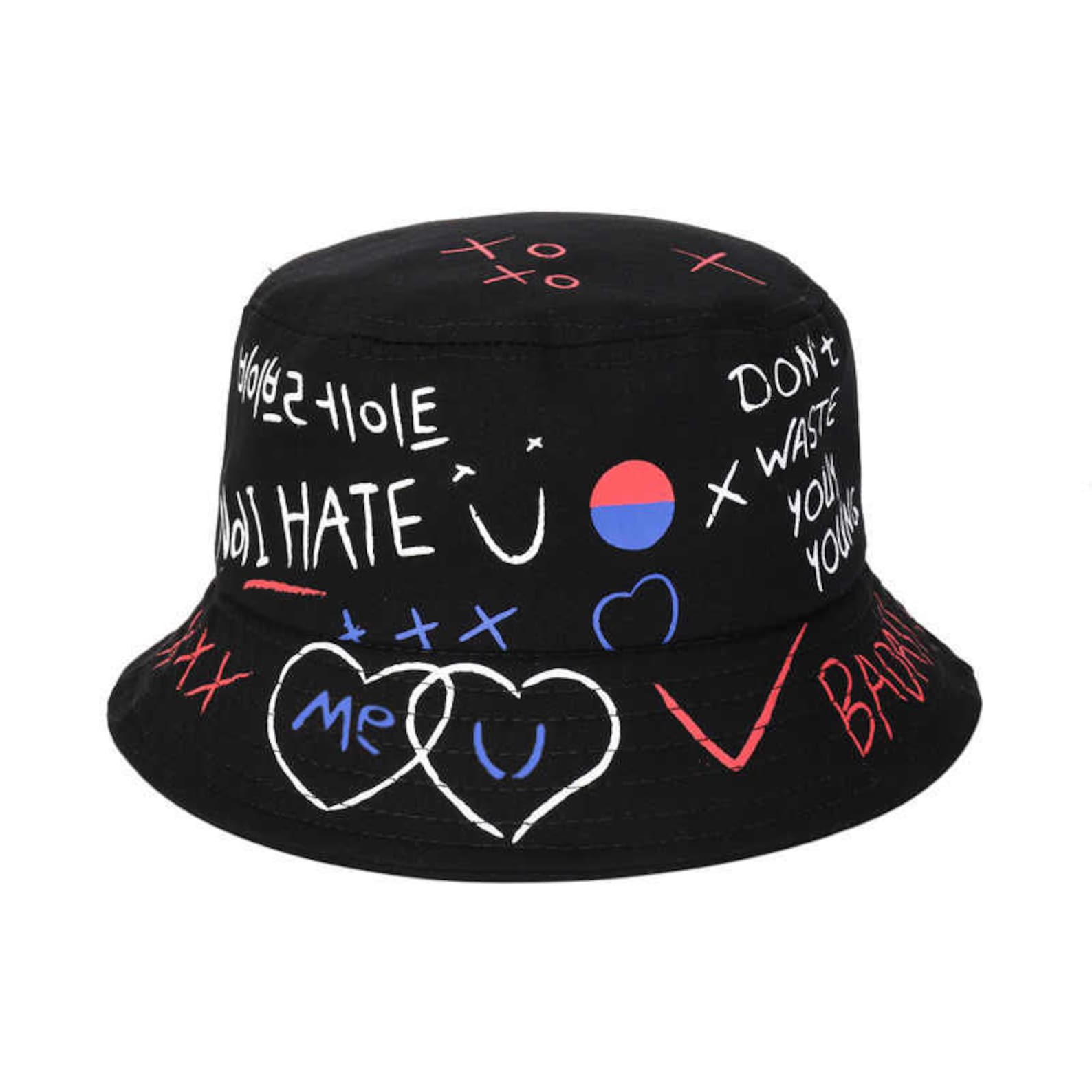 Korean Style Bucket Hat - Etsy