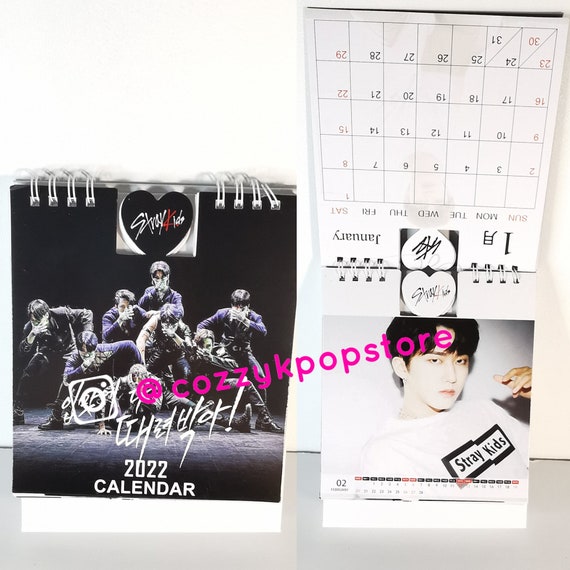 22 Calendar Bts Calendar Twice Calendar Stray Kids Calendar Etsy