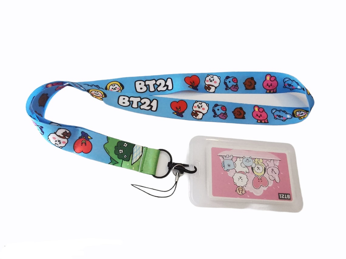 Bts Lanyard with Id Holder Card Holder Kpop Lanyard Etsy