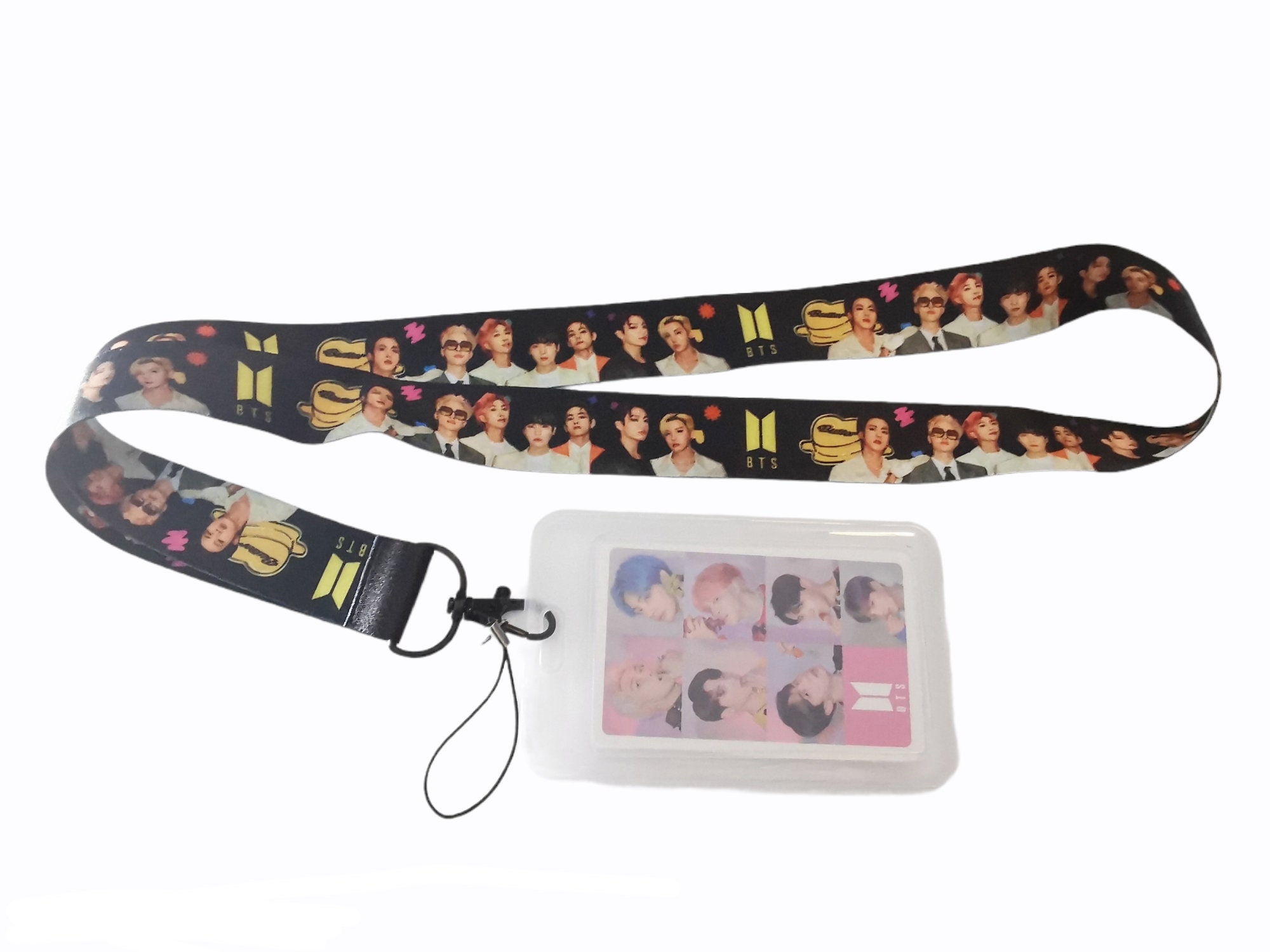 Bts Lanyard with Id Holder Card Holder Kpop Lanyard Etsy