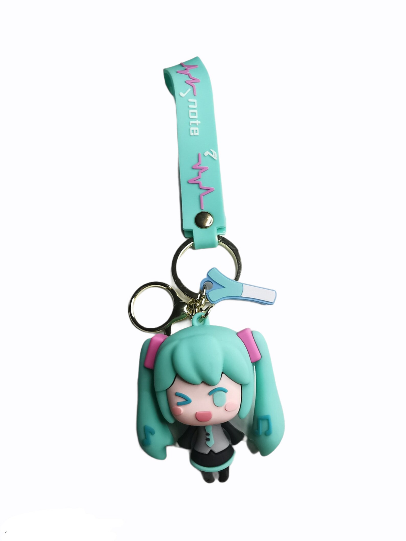 Hatsune Miku Keychain Miku Keyring Etsy